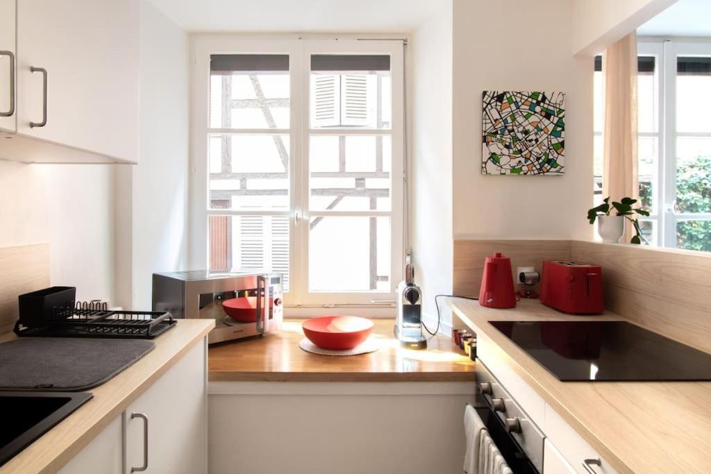 Ferienwohnung Le Faisan - Bel Appt A 200M De La Cathedrale Straßburg Exterior foto